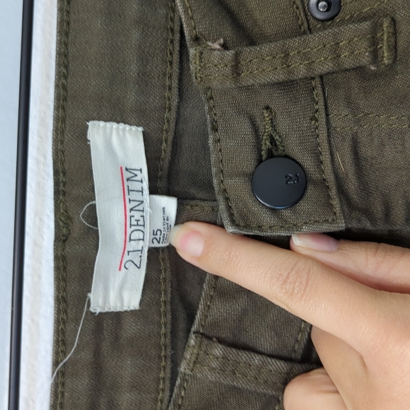 Low rise cargo pants Sz 25 - Picture 2 of 7